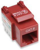 Keystone Jack INTELLINET - Cat 6, De plástico, Rojo Keystone Jack INTELLINET - Cat 6, De plástico, Rojo